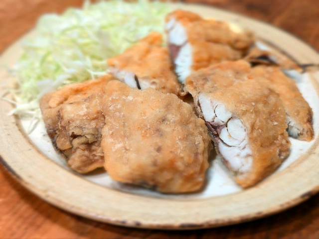 アジ　フィレ　竜田揚げ